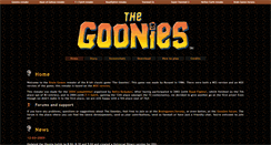Desktop Screenshot of goonies.jorito.net